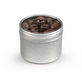 Round Window Tin - Chocolate Covered Almonds (Spot Color)